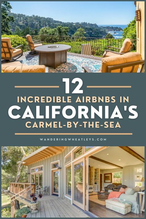 Are you looking for fabulous places to stay in Carmel-by-the-Sea, California? Here are 12 In credible Airbnbs in Carmel-by-the-Sea + the top things to do in Carmel-by-the-Sea during your California vacation! I where to stay in Carmel-by-the-Sea I Carmel-by-the-Sea accommodation I Airbnbs in California I vacation rentals in California I where to stay in California I Californai Airbnbs I places to stay in California I things to do in California I USA travel I #CarmelbytheSea #California Shopping In Carmel By The Sea, Carmel By The Sea California Houses, Sam Francisco, Carmel By The Sea California, California Monterey, Monterey Bay California, Things To Do In California, California Roadtrip, Babymoon Destinations