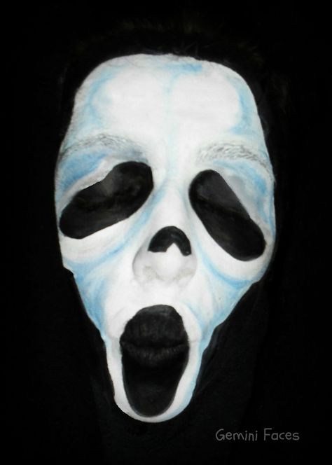 scream face painting Scream Face Makeup, Scream Face Paint, Scream Face Painting, Cool Kidz, Draco Malfoy, Scream, Face Painting, Face Paint, Face Makeup