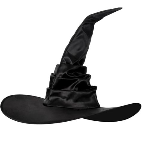 Black Witch Hat, Beautiful Witch, Halloween Witch Hat, Black Witch, Halloween Hats, Halloween Costume Accessories, Witch Costume, Fantasias Halloween, Cosplay Props