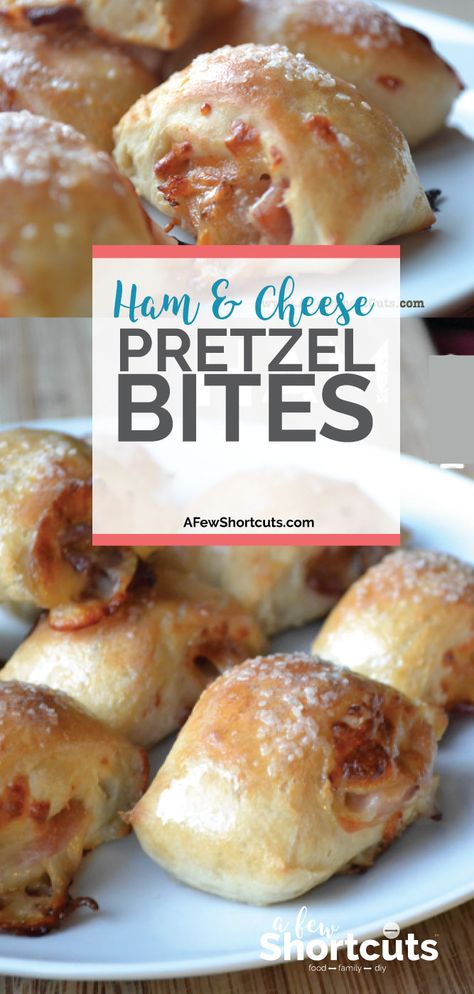 Ham And Cheese Pretzel Rolls, Ham And Cheese Pretzel, Pretzel Bites Recipe, Pretzel Bites Recipes, Pretzel Cheese, Pretzels Recipe, Ham Cheese, Ham And Cheese, Appetizer Dips