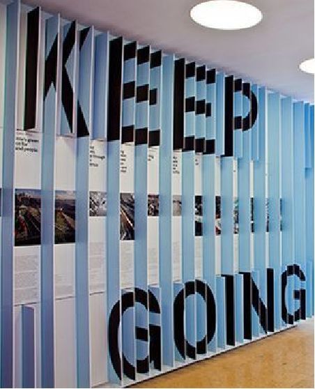 Corporate Wall Decor, Text Art Installation, Conference Wayfinding, Office Entrance Design Exterior, Office Wall Graphics Creative, Timeline Wall Design, Projection On Wall, Reception Feature Wall, Lenticular Wall