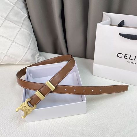 Celine - Women’s Belt Celine Belt, Belt Brown, Women Lifestyle, Buckle Belt, Belt Buckles, Three Dimensional, Belts, Clutch Bag, Paper Bag