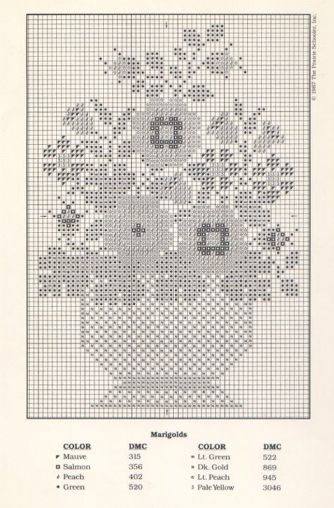 Prairie Schooler Cross Stitch Charts, Prairie Flowers, Prairie Flower, Prairie Schooler, Cross Stitch Fonts, Xmas Cross Stitch, Cross Stitch Love, Cross Stitch Patterns Flowers, Cross Stitch Heart