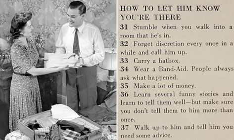 Magazine article from 1958 advises women to 'cry softly in a corner' to attract men Prom Dresses Under 100, Old Magazine, Womens Movement, Find A Husband, Becoming A Nurse, Magazine Article, Attract Men, Women Dating, Magazine Articles