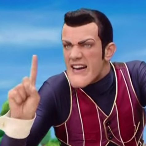 Shot from the popular TV series Robbie Rotten, Lazy Town, Popular Tv Series, Peace Gesture, Tv Series, Tv