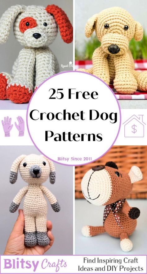 25 Free Crochet Dog Patterns (Amigurumi Dog Pattern) Free Crochet Dog Patterns, Amigurumi Dog Pattern, Dog Patterns, Amigurumi Dog, Crochet Best, Crochet Dog Patterns, Crochet Decrease, Learn How To Crochet, Fox Pattern