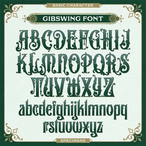 Download free fonts for commercial and personal use. Browse thousands of free fonts to download from a unique collection of the best and new typefaces. #freefonts #popularfont #font Rococo Font, Victorian Calligraphy, Book Bookmarks, Victorian Lettering, Lettering Fonts Design, Numbers Tattoo, Victorian Fonts, Caligraphy Font, Fancy Lettering