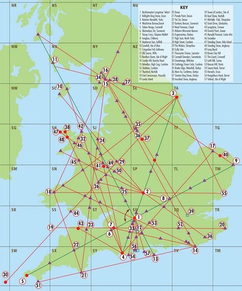 Ley lines of England Nan Madol, Lay Lines, Earth Grid, Quantum Energy, Ley Lines, Glastonbury Tor, Sacred Sites, Ancient Mysteries, Sacred Places