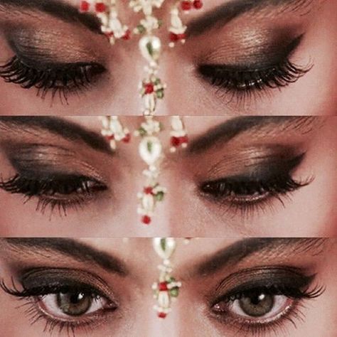 90s Bollywood Makeup Looks, Kajol Eye Makeup, Kajol Makeup, 90s Bollywood Makeup, Pretty Zinta, Bollywood Aesthetics, Eyes Chico They Never Lie, 90s Makeup Look, Stunning Eye Makeup