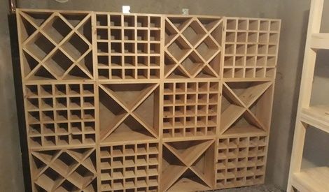 Garage Organization Storage, Cave Vin, Cave A Vin, Diy Wine Rack Projects, Wine Storage Wall, Origami Home Decor, Cave Room, Interior Design Scandinavian, Home Wine Cellars