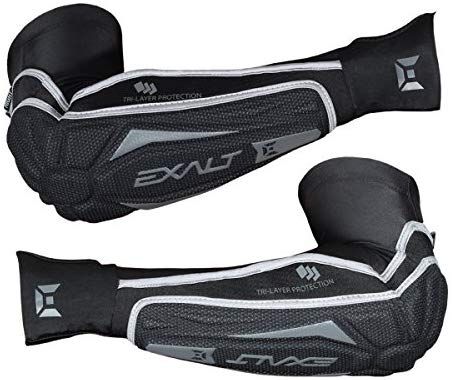 Amazon.com : Exalt Paintball T3 Elbow Pads - Black/Grey - Medium/Large : Gateway Forearm Armor, Modern Armor, Kids Army, Paintball Gear, Army Helmet, Biker Wear, Roller Hockey, Tactical Gloves, Shadow Warrior