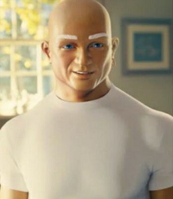 Mr Clean Hot, Mr Clean Funny, Hairless Dogs, Makka Pakka, Cartoon Halloween Costumes, Mr Clean, Tiktok Edits, Hairless Dog, Clean Humor