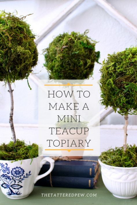 Topiary Topiary Diy, Topiary Trees, Floral Foam, Home Inspiration, Dollar Store Crafts, Shade Garden, Diy Design, Spring Decor, Dollar Stores