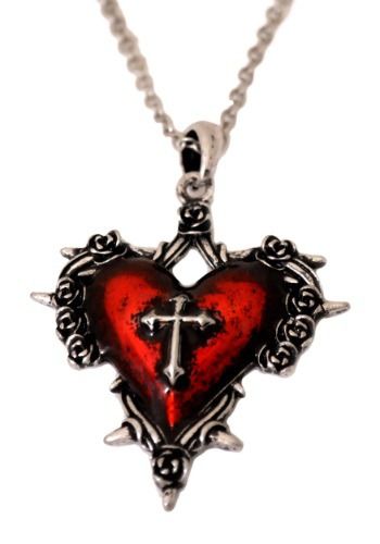 Heart Necklace w/ Cross#Heart, #Necklace, #Cross Vampire Ring, Vampire Halloween Costume, Vampire Costumes, Vampire Halloween, Costume Necklace, Costume Necklaces, Goth Jewelry, Funky Jewelry, Cross Earrings