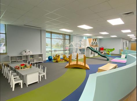 Aba Clinic, Child Care Center Design, Sensory Rooms, Childcare Center, Clinic Design, Kids Behavior, Toddler Learning Activities, New Environment, Improve Circulation