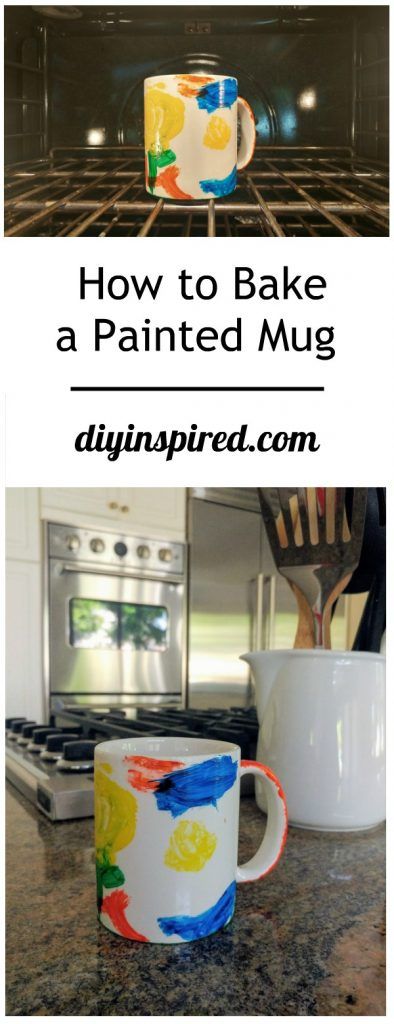 How to Bake a Painted Mug - DIY Inspired Craft For Teens, Painted Coffee Cup, Painted Mug, Painted Coffee Mugs, Mug Crafts, Plates Diy, Diy Mugs, Hand Painted Mugs, Mason Jar Crafts Diy