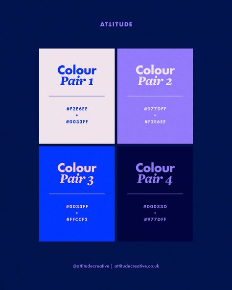 Cosmic Dream 💙 A palette of 6 colours + 4 gradients + 4 colour combos for you to play around with in your digital designs! These are some of my favourite colours to use in abstract gradient artworks, what sort of project would you use it for? #colorpalette #colorlove #colorinspo #colours #colourpop #colorful #boldcolors #colourart #colorinspiration #brandinginspiration #brandcolors #colorgradient #designresources Pastel Pallete Colour, Visual Moodboard, Web Design Color, Brand Identity Colors, Idea Logo, Branding Identity Inspiration, Flat Color Palette, Gradient Color Design, Website Color Palette