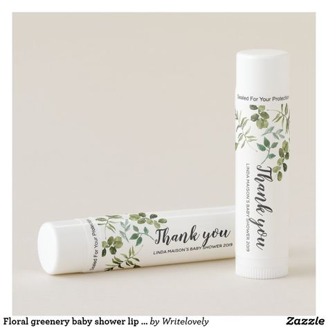 Lip Balm Favors, Floral Greenery, Pregnant Mother, Kissable Lips, Baby Shower Flowers, Baby Shower Party Favors, Shower Baby, Baby Party, Aloe Vera Gel