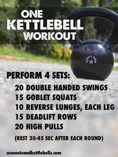 Workout Fat Burning, Kettlebell Cardio, Kettlebell Circuit, Workout Girl, Kettlebell Workouts, Full Body Workouts, Kettlebell Training, Popular Workouts, Crossfit Workouts