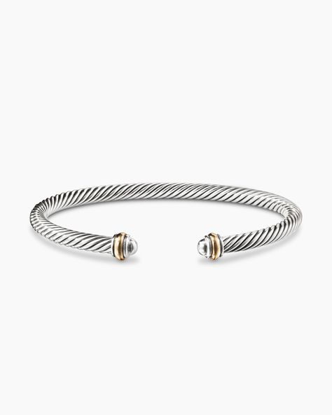 Artistic Signature, Jewellery Wishlist, David Yurman Cable Bracelet, David Yurman Bracelet, Cable Bracelets, Classic Bracelets, Buckle Bracelet, Rare Gemstones, Rose Gold Bracelet