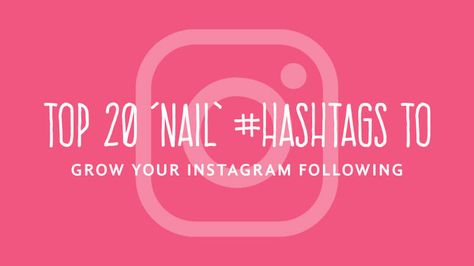 It’s where all nail artists, techs, and professionals hang out on – Instagram. Instagram has not only been a platform for all of us to share our wonderful work, but to grow our following, reach, and ultimately our business services and offering. Getting your follower base to grow can be a challenging task and anything … Nail Tech Hashtags, Nail Hashtags For Instagram, Business Hashtags, Marketing Pitch, Hashtags For Likes, Nail Instagram, Nail Business, Image Nails, Nail Art Sticker