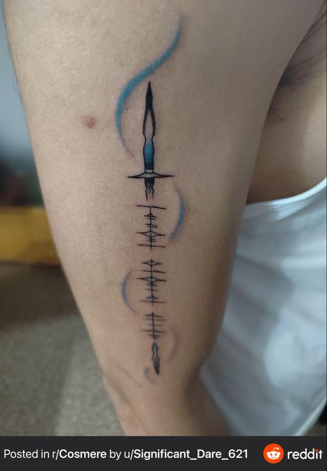 Stormlight Archive Tattoo Syl, Brandon Sanderson Tattoo, Stormlight Tattoo, Stormlight Archive Tattoo, Cosmere Tattoo, Chi Rho Tattoo, Evan Tattoo, Related Tattoos, Glyph Tattoo