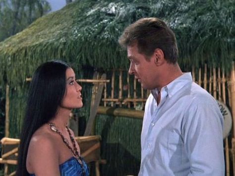 Russell Johnson and Midori in Gilligan's Island (1964) Gilligans Island, Gilligan’s Island, Island Tv, New Challenger, The Professor, Japanese American, Hispanic Heritage, Movie Releases, Popular Movies