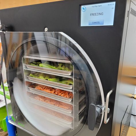 First Look: Harvest Right Freeze Dryer Review Harvest Right Freeze Dryer, Trail Food, Freeze Dryer, Freeze Drying Food, Prep Kitchen, Food Saver, Door Seals, Frozen Meals, Freeze Dried