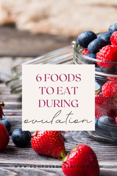 Not sure which foods to include for your ovulation phase? In this post you’ll learn which foods can help to support healthy ovulation if you’re looking for tips to incorporate cycle syncing for a better period. Find more period hacks and fertility tips at composednutrition.com. Cycle Nutrition, Cycle Syncing Foods, Ovulation Phase, Zinc Foods, Hormone Balancing Supplements, Follicular Phase, Balance Diet, Period Tips, Fertility Nutrition