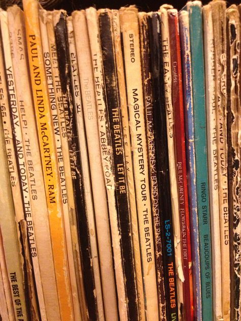 Inheriting your family’s old records. | 36 Things Vinyl Collectors Love The Beatles Yesterday, Goals Aesthetic, Ford Cortina, Vinyl Aesthetic, Old Records, Pinterest Contest, Beatles Abbey Road, Fotografi Vintage, Vinyl Collectors