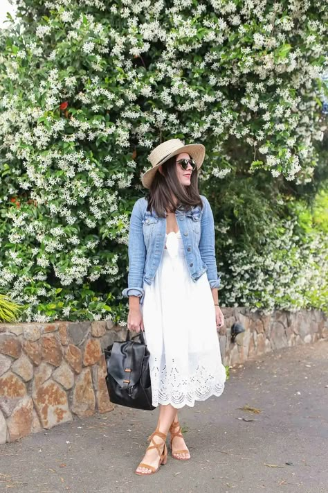 Wine Country Outfit, Pretty White Dresses, Country Outfit, Spring Look, Mode Casual, Classy Fashion, Girls Weekend, Simple Fashion, White Dress Summer