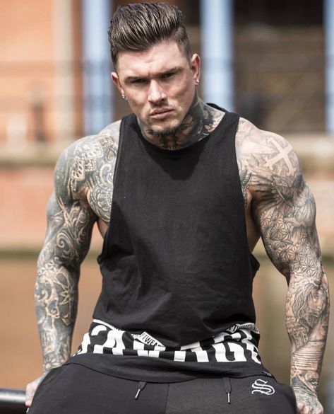 Andrew England Tattooed Models, Tattooed Men, Male Fitness Models, Iron Hand, Inked Men, Arm Tattoos, Hand Tattoo, Tattoo Models, Fitness Model