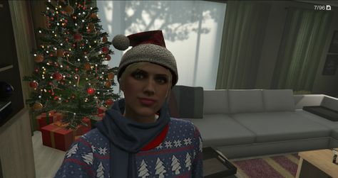 IT'S CHRISTMASSSSS GTA5 #christmas #gaming #gta #girlgamer #selfie #festive Gta Pics, Gaming Journal, Gta 5, Gamer Girl, Video Games, Gaming, Festival, Christmas, Video Game