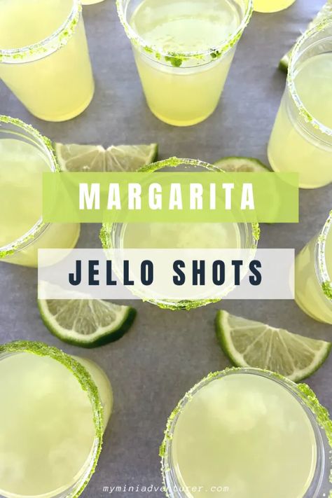 Tequila Jello Shots, Easy Jello Shots, Shots Vodka, Margarita Jello Shots, Margarita Jello, Jello Shooters, Margarita Party, Jelly Shots, How To Make Margaritas