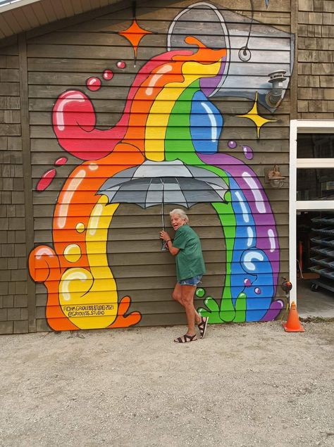 Mural Wall Art School, Instagram Walls Ideas, Instagrammable Mural, Interactive Street Art, Interactive Mural Ideas, Mural Cafe Coffee, Street Wall Painting Ideas Creative, School Wall Painting Ideas Classroom, School Murals Highschool