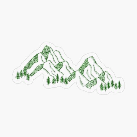 Get my art printed on awesome products. Support me at Redbubble #RBandME: https://www.redbubble.com/i/sticker/The-mountains-are-my-life-by-saraahs/79862104.O9UDB?asc=u Goodnotes Inspiration, Mountain Stickers, Mountains Sticker, Car Deco, Mountain Illustration, A Birthday Present, Plastic Stickers, Mountain Travel, Sticker Packs