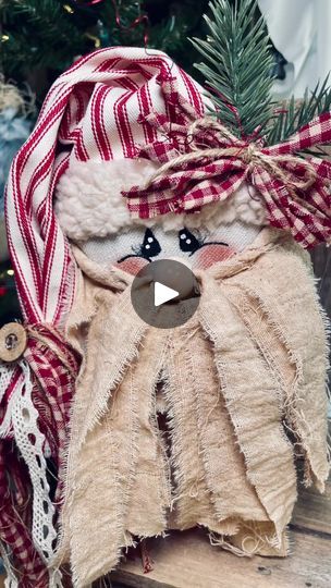 63K views · 1.1K reactions | Candlestick Rag Santa | Knot Just Chalk | Knot Just Chalk · Original audio How To Make Santa Claus Crafts, Chunky Blanket Diy, Santa Crafts, Chunky Blanket, Blanket Diy, Christmas Magic, Santa Claus, Chalk, Christmas Crafts