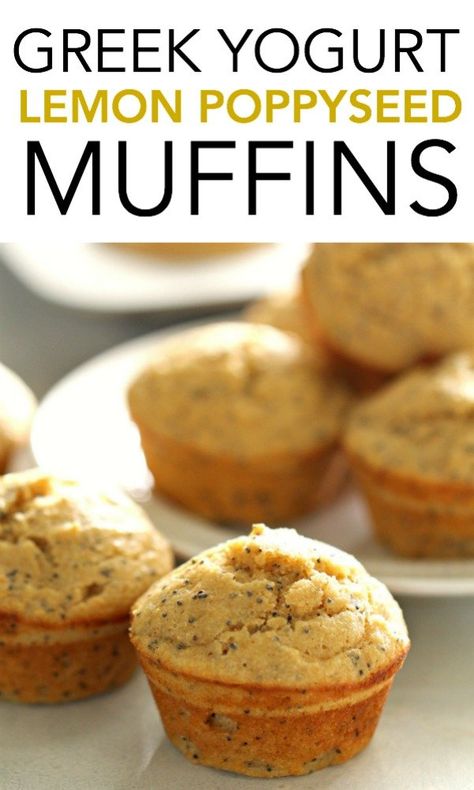 Greek Yogurt Lemon Poppy Seed Muffins Cupcakes Lemon, Poppyseed Muffins, Lemon Poppy Seed Muffins, Seed Muffins, Healthy Greek Yogurt, Poppy Seed Muffins, Lemon Poppyseed Muffins, Lemon Poppy Seed, Lemon Poppy