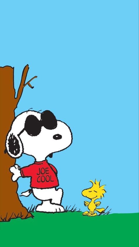 Peanut Pictures, Cool Snoopy, Charlie Brown Wallpaper, Fb Wallpaper, Snoopy Joe Cool, Snoopy Drawing, Snoopy Easter, Woodstock Snoopy, Snoopy Party