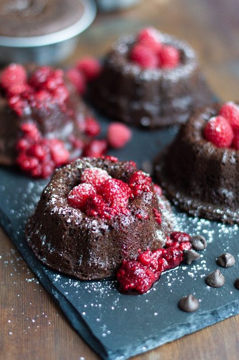 Chocolate Bundt Cakes, Raspberry Compote, Fluffy Chocolate Cake, Chocolate Bundt, Raspberry Coconut, Coconut Ice, Mini Bundt Cakes, Chocolate Bundt Cake, Cake Mixture