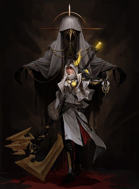 Anime Priest, 3 Characters, Samurai Gear, Fantasy Art, Darth Vader, Character Design, Fictional Characters, Anime, Art