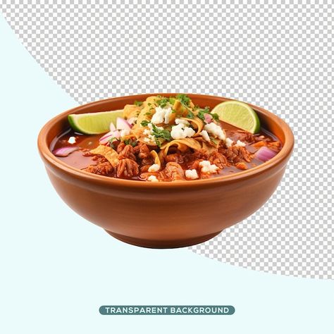 Pozole rojo comida mexicana | Premium Psd #Freepik #psd #sopa-pollo #sopa #plato-sopa #arroz-pollo Menudo Mexicano, Sailor Moon, Moon, Anime