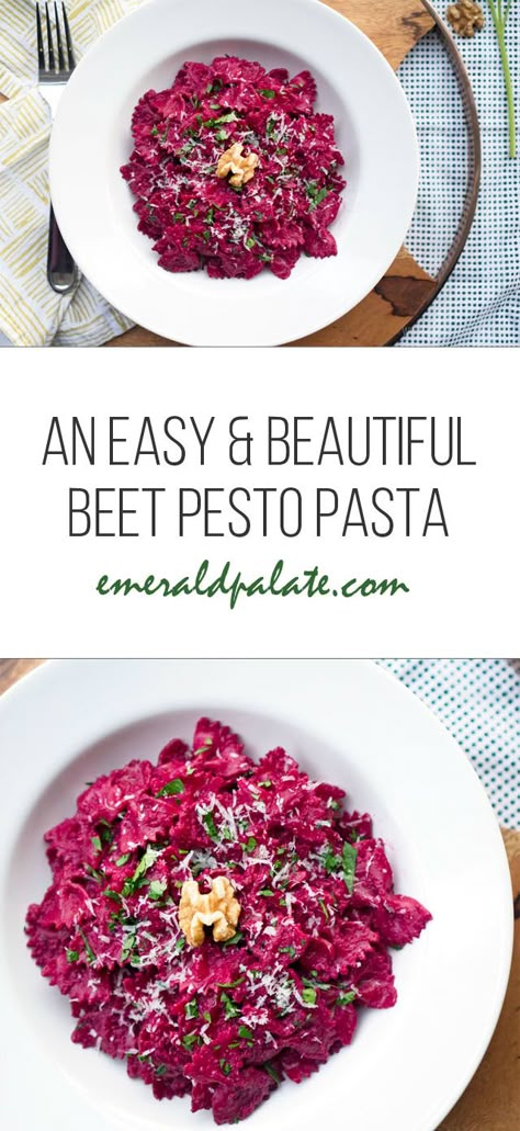 Canned Beets Recipe, Beet Pesto Pasta, Red Beets Recipe, Roasted Bread, Beet Risotto, Beet Pesto, Beet Pasta, Pasta Calories, Beetroot Recipes