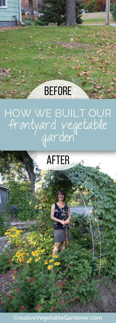 Side Yard Vegetable Garden, Front Yard Vegetable Garden, Yard Vegetable Garden, Easy Raised Garden Bed, Winter Vegetables Gardening, Vertical Vegetable Garden, Garden Layout Vegetable, Fall Garden Vegetables, Garden Types