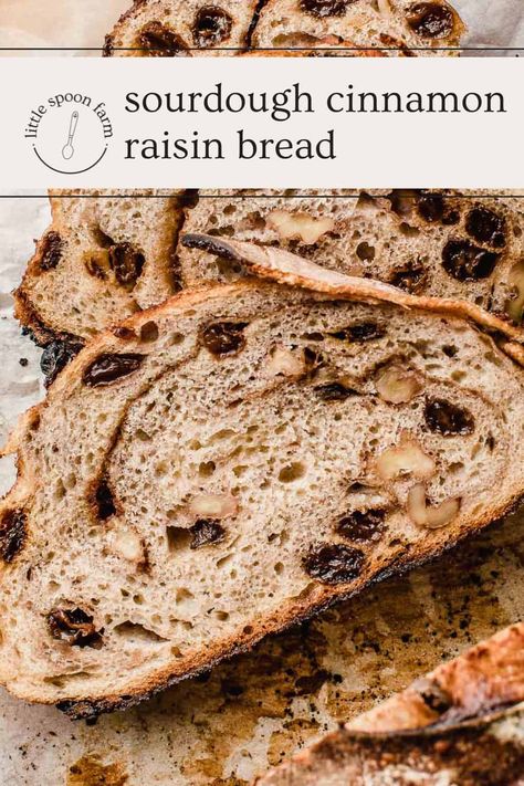 Cinnamon Rasin Bread, Sourdough Cinnamon Raisin Bread, Cinnamon Raisin Sourdough Bread, Raisin Sourdough Bread, Cinnamon Raisin Sourdough, Sourdough Cinnamon Raisin, Recipe Using Sourdough Starter, Dessert For Breakfast, Sourdough Starter Discard Recipe