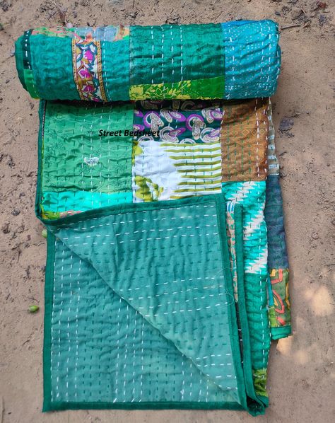 https://www.etsy.com/listing/1763773989/indian-patchwork-kantha-quilt-handmade?click_key=fda8aab4943a4a8bc373a30d250b9feeea5c59e2%3A1763773989&click_sum=53024f68&ref=shop_home_active_2&pro=1&frs=1#quilting #quilt #sewing #quiltersofinstagram #quiltsofinstagram #patchwork #quilts #quilter #fabric #handmade #quiltingismytherapy #modernquilting #sew #quiltlove #makersgonnamake #quilters #longarmquilting #quiltingfun #modernquilt #embroidery #sewingproject #patchworkquilt #quiltersgonnaquilt #qui... Indian Patchwork, Longarm Quilting, Kantha Quilt, Modern Quilts, Quilt Sewing, Patchwork Quilts, Shop Home, Quilt Blocks, Quilt Patterns