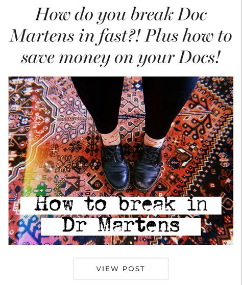 Dr Martens Boots, Hot And Humid, How To Save Money, Thick Socks, Break In, Socks And Sandals, Long Boots, Doc Martens, Dr. Martens