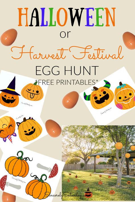 Want to have a fun and easy Halloween or Harvest party? Maybe with the ability to social distance? Try throwing an egg hunt. I’ve compiled some fun ideas and made you some free printables to decorate your lawn. Harvest Party Decorations, Halloween Eggs, Halloween Harvest Hash, Diy Projects Gifts, Fall Preschool Activities, Harvest Party, Work Diy, Harvest Festival, Autumn Crafts