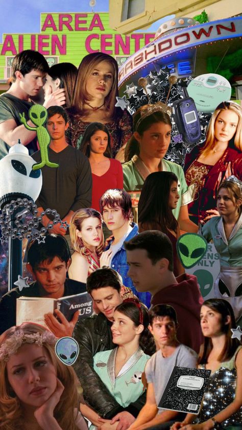 Roswell 1999 Aesthetic, Max And Liz Roswell 1999, Roswell Aesthetic, Roswell Tv Show 1999, Roswell New Mexico Tv Show, Jaz Core, 90s Alien, Roswell Tv Series, Lucas Jade Zumann