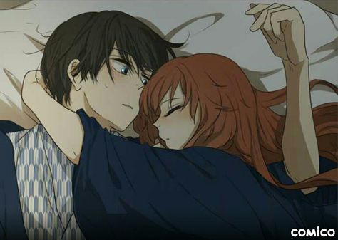 Anime Couples Sleeping, Sleeping Drawing, Tamako Love Story, Romantic Anime Couples, Romantic Manga, Cute Anime Profile Pictures, Manga Love, Cute Couple Art, Anime Love Couple